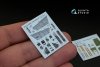 Quinta Studio QD48113 Mirage 2000C 3D-Printed & coloured Interior on decal paper (for Kinetic kit) 1/48